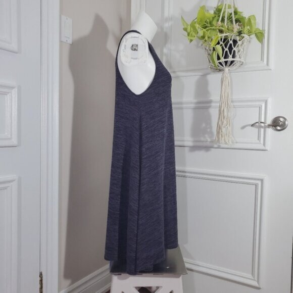 ARITZIA Wilfred Free "ROSA" Flowy Blue Jersey Knit Tank Dress - Picture 3 of 11